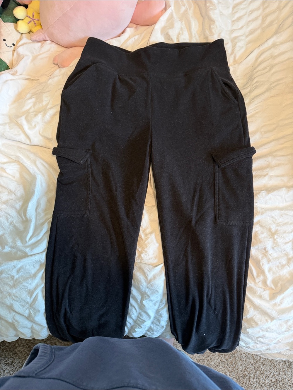 Black Women’s Cargo Jogger Pants - Comfortable Everyday Bottoms